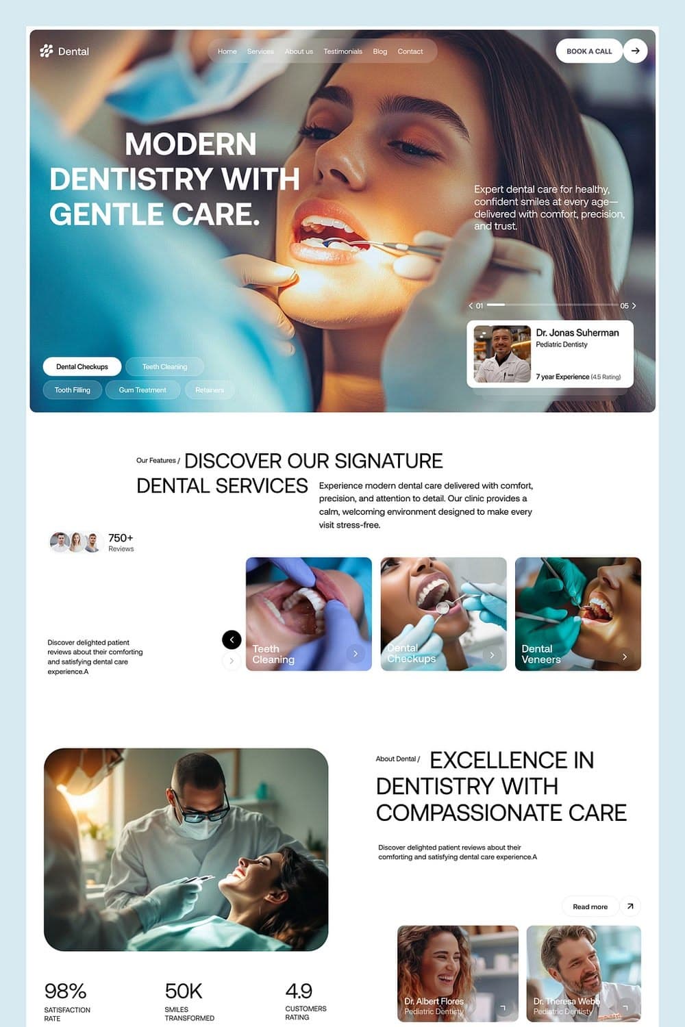Dental Clinic Website