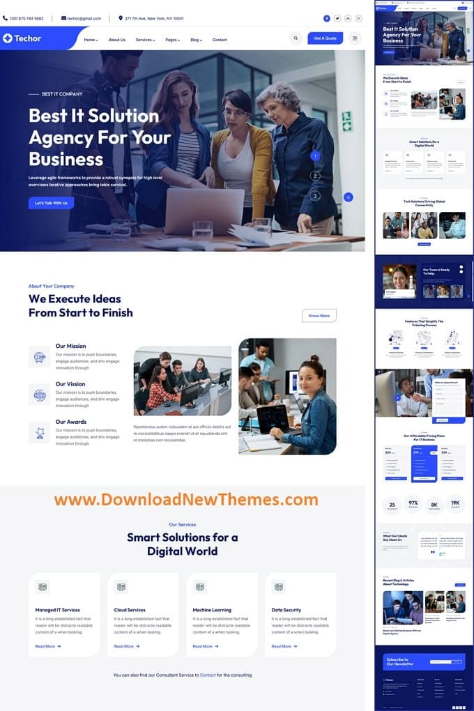 Technology Startup Site