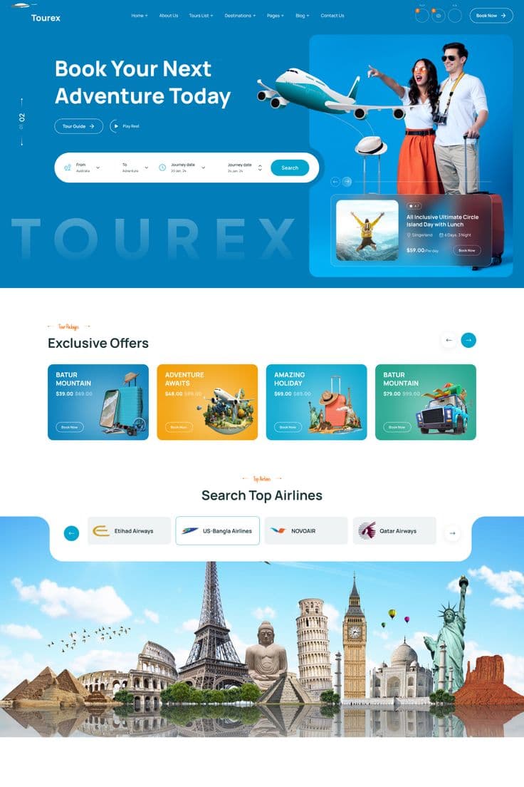 Travel & Tourism Site